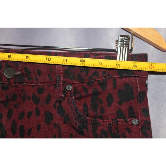 Cookie Johnson Leopard Skinny Jeans Animal Print Cheetah Woman 8/29 - Picture 2 of 7